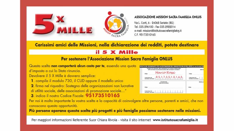 5 x mille solidale